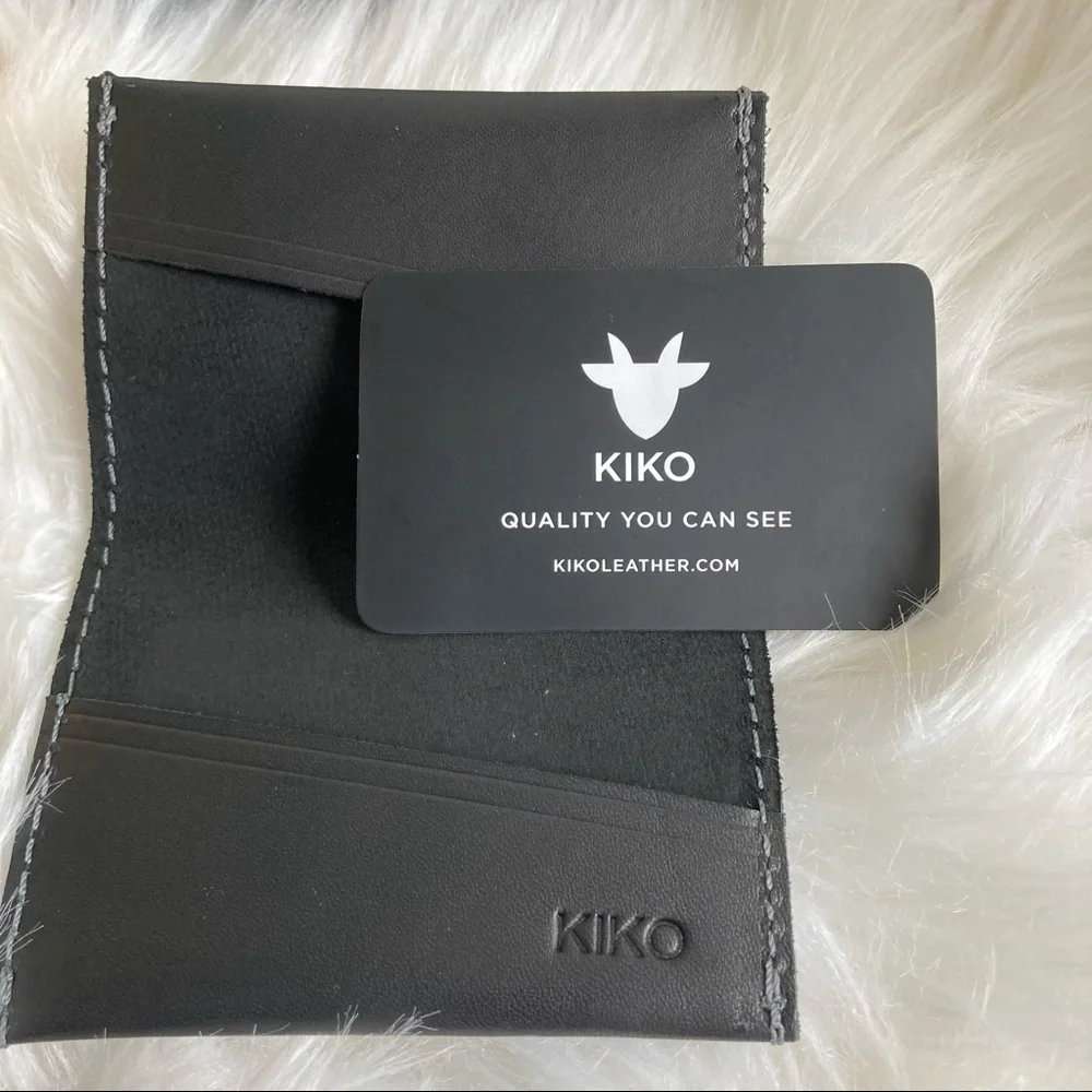 KIKO LEATHER SLIM CARD CASE